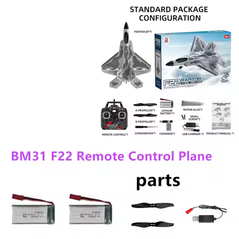 BM31 RC plane Parts 3.7V 1000mAh Battery / propeller / Landing gear / Original Accessory BM31 F22 pa