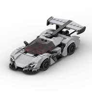 MOC-Domestic Building Blocks Ah Polo IEApolloEVO Racing Car Sports Car Model speed8 Grid Car Boy Toy