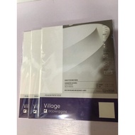 Village 200 GSM / 100 GSM Short Quality Textured Paper White 10 Sheets per Pack