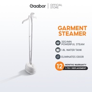 Gaabor Steamer Iron For Clothes 2-in-1 Garment Steamer 1.8L White(Free Board) iron steam iron