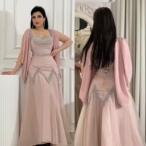 Customized Evening Jersey Sequined Beading Ruched Engagement A-line Sweetheart Bespoke Occasion Gown
