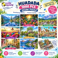 [ReadyStock ]Premium Branded Huadada High Quality 1000pcs Jigsaw Puzzle, 2024 New Release 1000PCS Pu