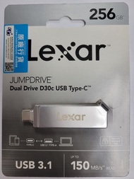 全新 Lexar 256GB JUMPDRIVE USB Type C