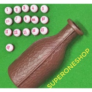 Ghost Pattern Jar With Number Card Dice snooker​ 11