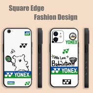Casing For Realme C30 9 10 9i C31 C33 C55 11 pro Plus 5G C67 Note 50 Yonex Badminton Racket anime OAP02 Phone Case Square Edge
