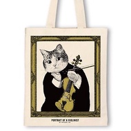 古典音樂貓帆布袋-小提琴 | 音樂禮品 | 古典樂器