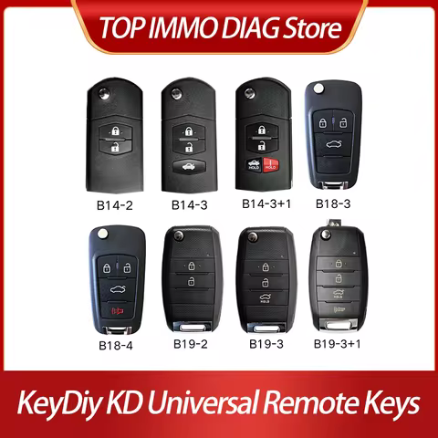 2PCS KeyDiy KD Universal remote keys B14-2 B14-3 B14-3+1 B18-3 B18-4 B19-2 B19-3 B19-3+1 Work with K