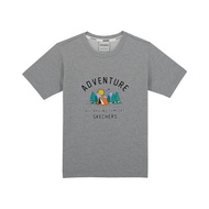 Skechers สเก็ตเชอร์ส เสื้อยืดแขนสั้นเด็กผู้ชาย Boys Adventure Short Sleeve Tee - SL224B175-LGYM