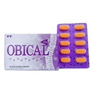 Obical Calcium Tablet With FOS 30's Film Coated