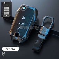 สำหรับ MG HS EV MG-ZS MG3 MG6 Mg5โลหะผสมสังกะสี + ซิลิโคน Key ที่ใส่กุญแจพวงกุญแจ JX-13 .DriveProAut