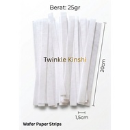 Wafer Paper strips edible paper 25gr
