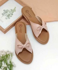 sandal wanita kulit tren kekinian/viral di tiktok/fashion sandal wanita