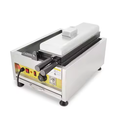110V60HZ 220V50HZ Cheese Gold Coin Waffle Maker Round Scones Making Machine Of Snacks