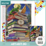 5D DIY Full Square Drill Diamond Painting Dragon Kit Home Decor Art 45x65cm