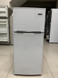 [中古] 東元 125L 小雙門冰箱 家庭冰箱 "自動除霜功能" 台中大里二手冰箱 台中大里中古冰箱 修理冰箱 維修冰箱