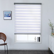 New high quality Korean style roller blinds with white stripes 60x180 80x180 100x180 120x180 140x180