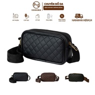 Hera14 Hanama women's crossbody bag with bare design, combination of two colors Brown - Black, size 