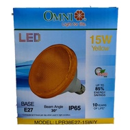 Omni 15W LED PAR 38 Lamp E27 220V Yellow LPR38E27-15W/Y