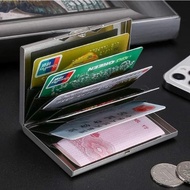 Slim Stainless Steel Card Holder Stainless Steel Credit Card Case Protector Card Wallet