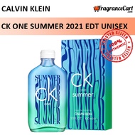 Calvin Klein cK One Summer 2021 EDT for Unisex (100ml Tester) Eau de Toilette Men Women 1 Blue [100% Authentic Perfume]