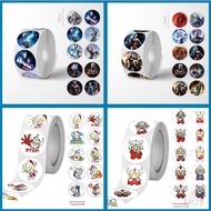 ❉ Q Ultraman Series 02 . Kids Rewards Stickers ❉ 500Pcs/Roll DIY Diary Scrapbooking Sealing Label De