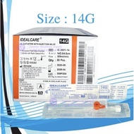 ⭐READY STOCK⭐ CANNULA IV Catheter with Injection Valve 14G16G18G20G 22G24G(50 pcs)