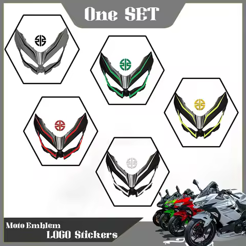 For Kawasaki Sticker Motorcycle accessories Fairing kit Helmet Decal ZX4R ZX4RR ZX6R ZX10R ZX25R Nin