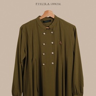 Fisura Scarf Basic Dress Gamis Aqsa Soft Matte Fabric