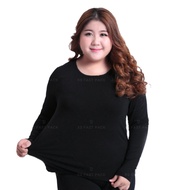 [3XL-6XL] baju inner plus size/ inner saiz besar/ baju iner cotton/ baju inner lengan hitam/ inner hitam/ inner putih/ baju inner muslimah