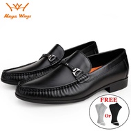 Men Leather Dress Loafer Shoes Luxury Genuine Leather Men Wedding Formal Shoes Handmade Slip on Quality Casual Fashion Shoes