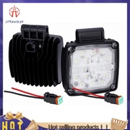 【jcyepw3j】2Pcs 19 LED Excavator Work Light 57W 6500K Flood Beam 2Pcs 19 LED Excavator Work Light 12V