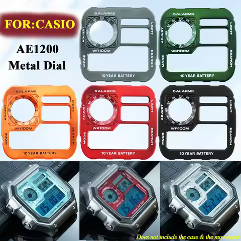 For Casio AE1200 Modification Dial Kit 3229 AE-1200 metal dial stainless steel shell upgraded watch