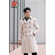 Áo Mangto Kaki TRENCH COAT.HK426 Áo Mangto Nam Cao Cấp HAKYnguyen