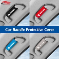 Suzuki Suede Car Roof Handle Protective Cover Door Handle Leather Decoration Accessories for Carry E
