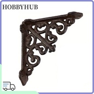 HOBBYHUB Flower Shaped Right Angle, Right Angle Cast Iron Right Angle Frame,  Coffee Iron Shelf Brac