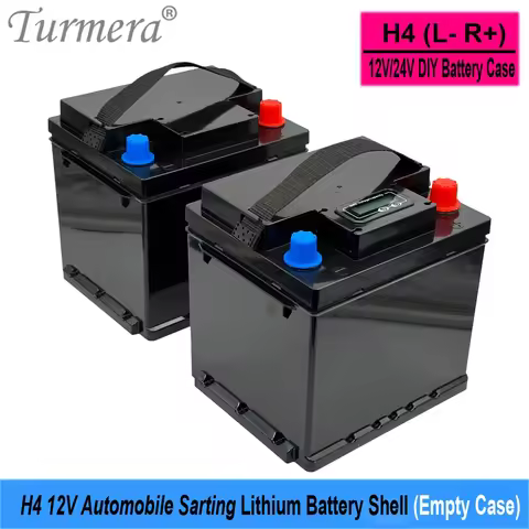 Turmera 12V Car Starting AGM Battery Empty Case Group BCI 140R H4 LN1 L- R+ Terminal for Automotive 
