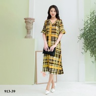 Đầm suông trung niên Đầm phom rộng đầm bigsize đầm hãng bemine lavi linh trà LYBEE sale