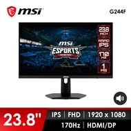 微星 MSI 24型 平面高刷新電競螢幕 G244F