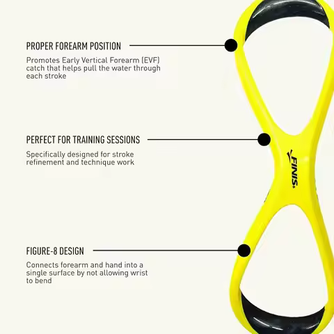 New 8 Shape Swimming Trainer Ergonomic Professional Swim Training Paddle Wear Resistant Forearm Brac