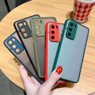 Case infinix Smart 4 / Hot 8 / Hot 9/ Hot 10 infinix Smart7 เคสกันกระแทก ปุ่มสีผิวด้าน กันรอยกล้อง ขอบนิ่มหลังแข็ง เคสโทรศัพท์ Infinix Smart6