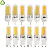 Ranpo 5/10Pcs Mini Dimmable G4 G9 9W 220V Cob SMD Led Silicone Crystal Light Lamp Bulb