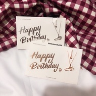 SM ARTIST NCT EXO JAEHYUN JISUNG KAI D.O BAEKHYUN BIRTHDAY NECKLACE