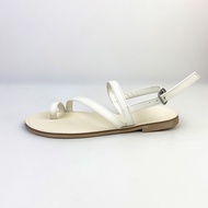 Dép sandal nữ đẹp thời trang đi biển quai dây mảnh đế bệt HISHOO quai xỏ ngón có Bigsize S020