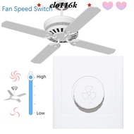 ELOK Dimmer Switch Ceiling Fan Stepless Speed Regulation 86*86mm Rotary Switches