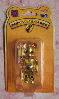 Bearbrick 100%  招財貓 金運