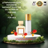 EDP High Quality Inspired By BACCARAT ROUGE 540 Eau De Parfum For Unisex