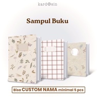 MATA [CONTENTS 5 PCS] AESTHETIC BOOK COVER SIDU AESTHETIC BIGBOSS CAMPUS BOXY BMB PREMIUM QUALITY PI