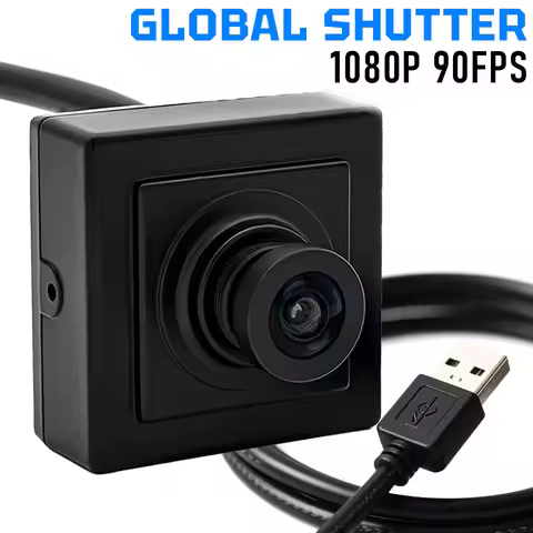 Global Shutter USB Camera 1920*1080P 90FPS HD Live Stream Metal Box 120FPS High Frame Motion Camera 