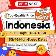 Indonesia eSIM 5G High Speed Travel Data 1-30 Days 3GB 5GB 10GB daily 1GB-3GB Unlimited Data eSIM In