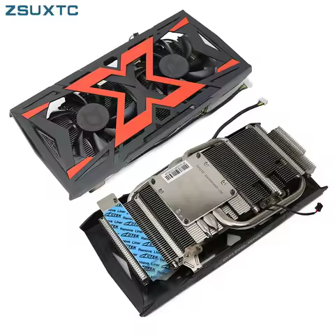 Cooling Video Card Heat sink RX480 470 RX 580 570 PLA09215B12H Copper pipe super heat dissipation Fo